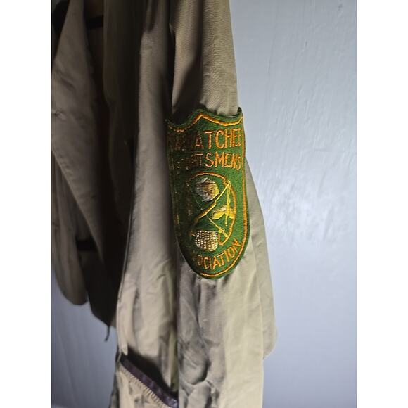 Vintage Hunting Jacket Shooting Bullets Size 42 XL Padded Aristocrat Coat - Picture 9 of 15